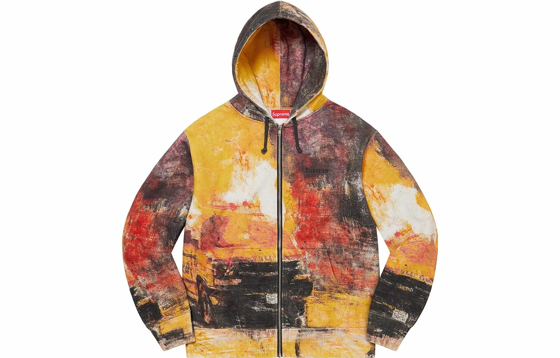 Кофта Supreme Fire Zip Up Hooded Sweatshirt - изображение 1