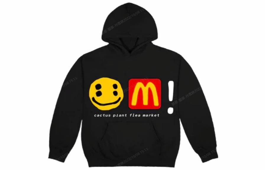 Худи Cactus Plant Flea Market x McDonald's Logo Hoodie Black - изображение 1