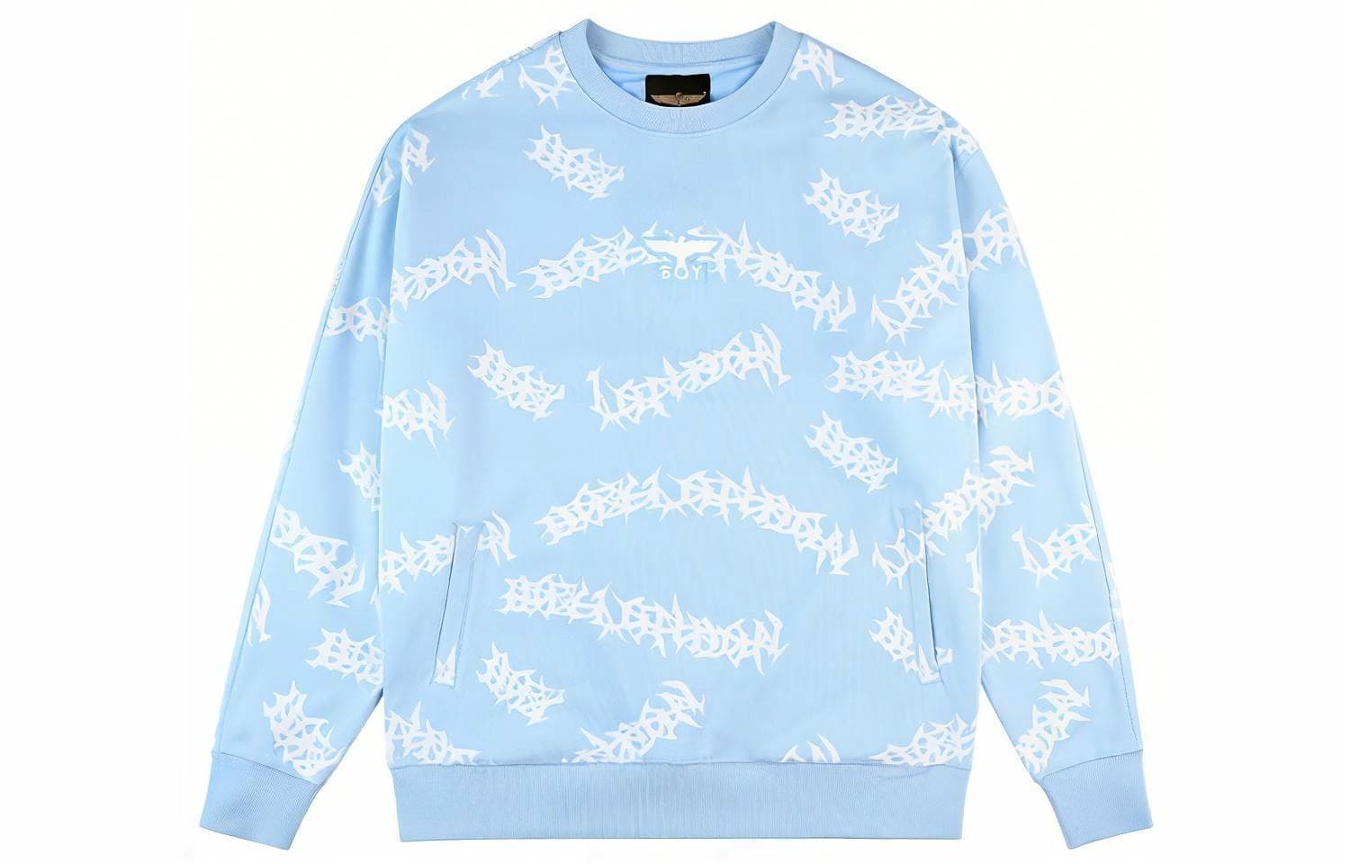 Кофта Boy London FW22 Logo Crewneck Sweatshirt Blue - изображение 1