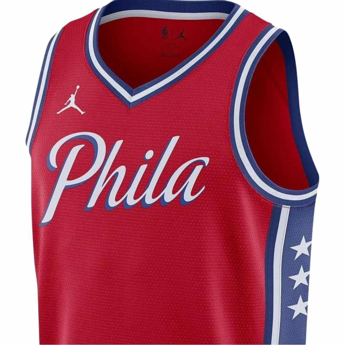 Баскетбольная майка Jordan V-Neck Sleeveless Basketball Jersey Red - изображение 3