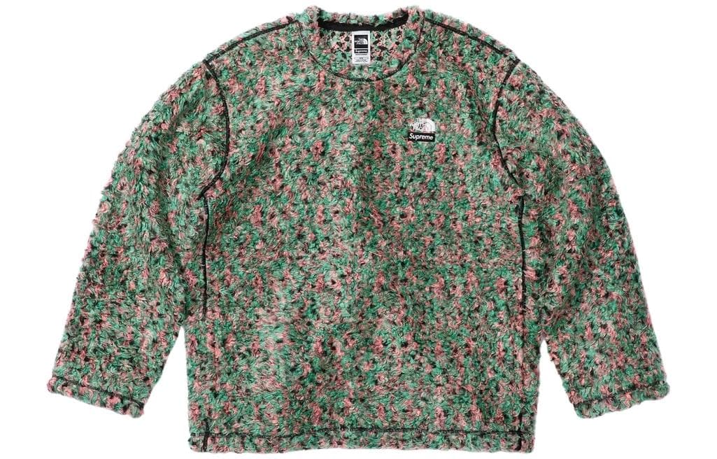 Худи Supreme SS23 x The North Face HIGH PILE FLEECE LS TOP Logo - изображение 1