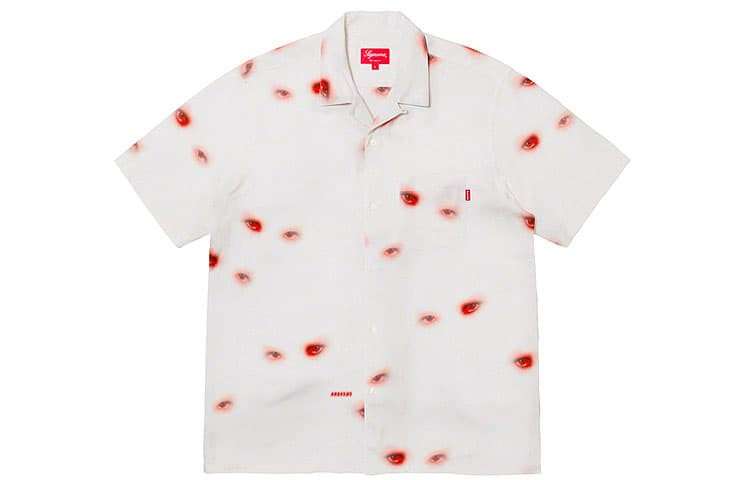 Рубашка Supreme FW19 Week 1 Eyes Rayon SS Shirt - изображение 1