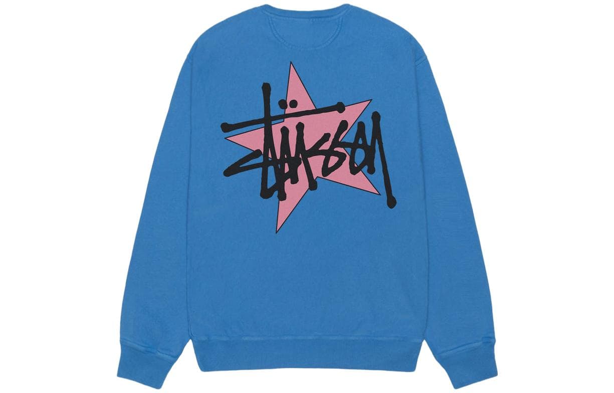Худи Stussy FW23 STAR CREW PIGMENT DYED Logo - изображение 1