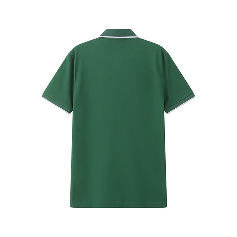 Поло HUGO BOSS SS25 Поло Облегающий крой Мужской Горох Зеленый - изображение 2