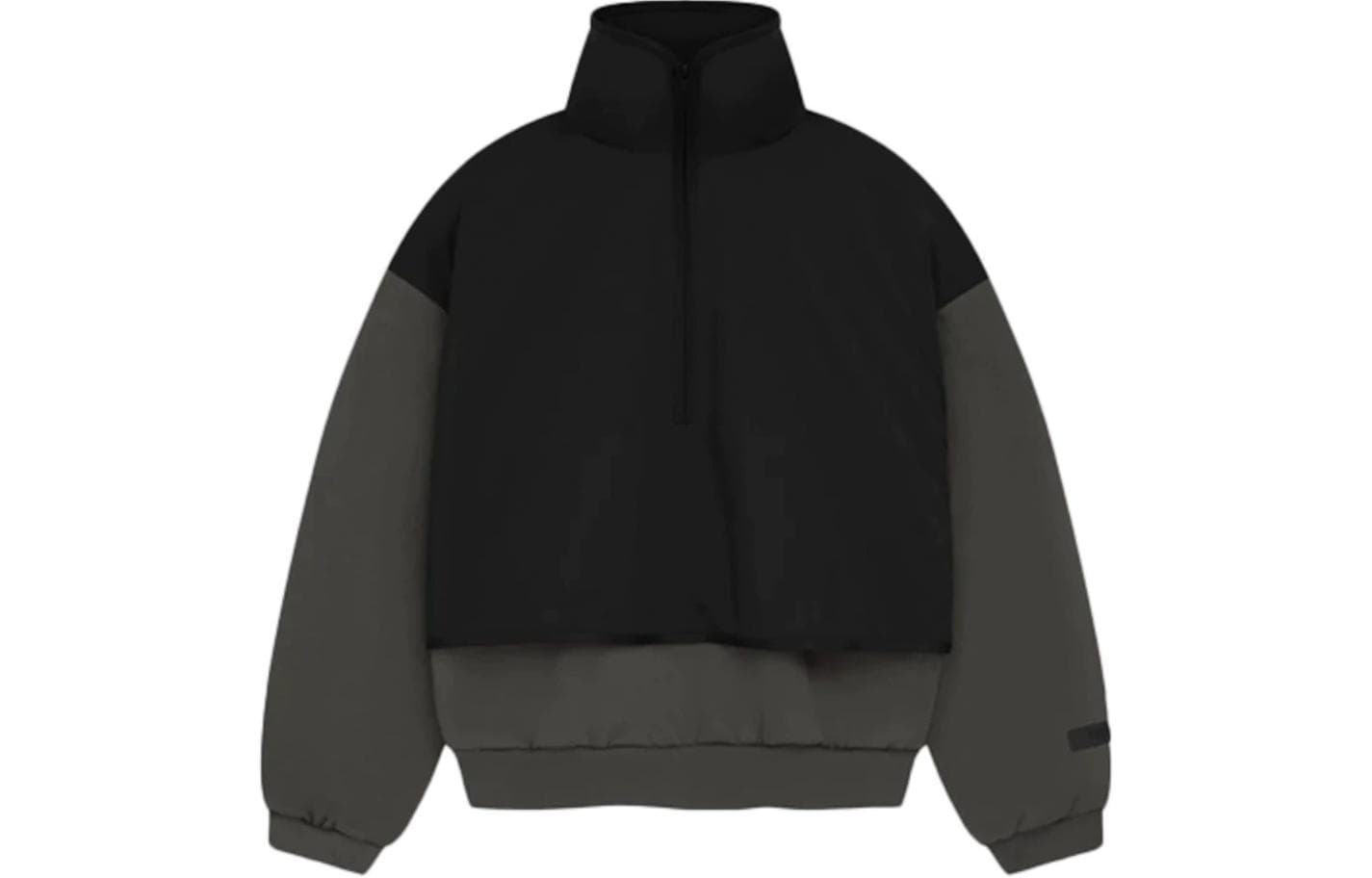 Худи Fear of God Essentials SS24 Nylon Fleece Mockneck Sweat InkJet Blk - изображение 1