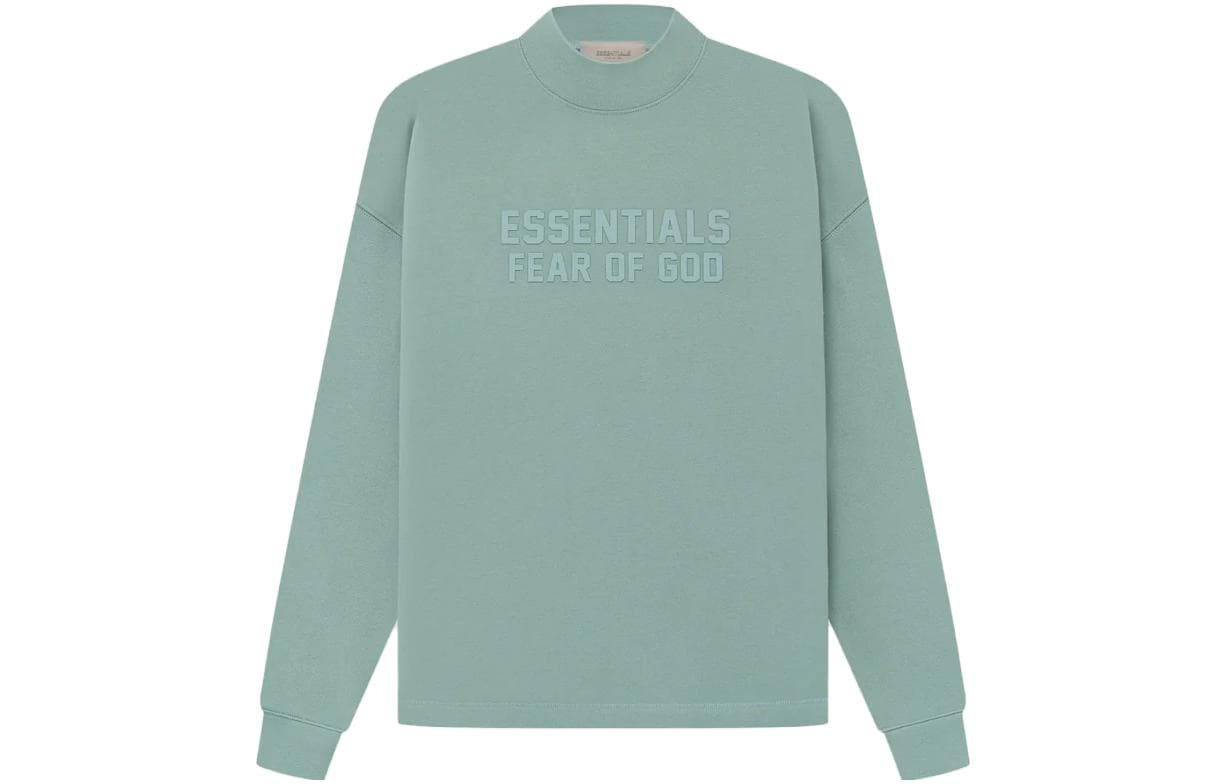 Худи Fear of God Essentials SS23 Relaxed Crewneck Sycamore Logo - изображение 1