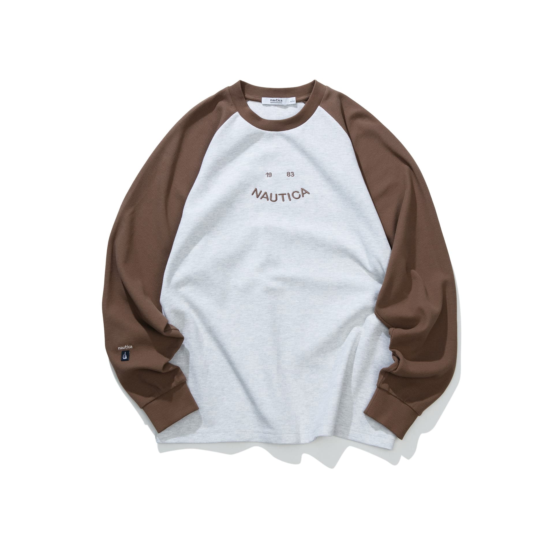 Футболка Nautica White Sail Длинный рукав Т-рубашка Унисекс - изображение 3