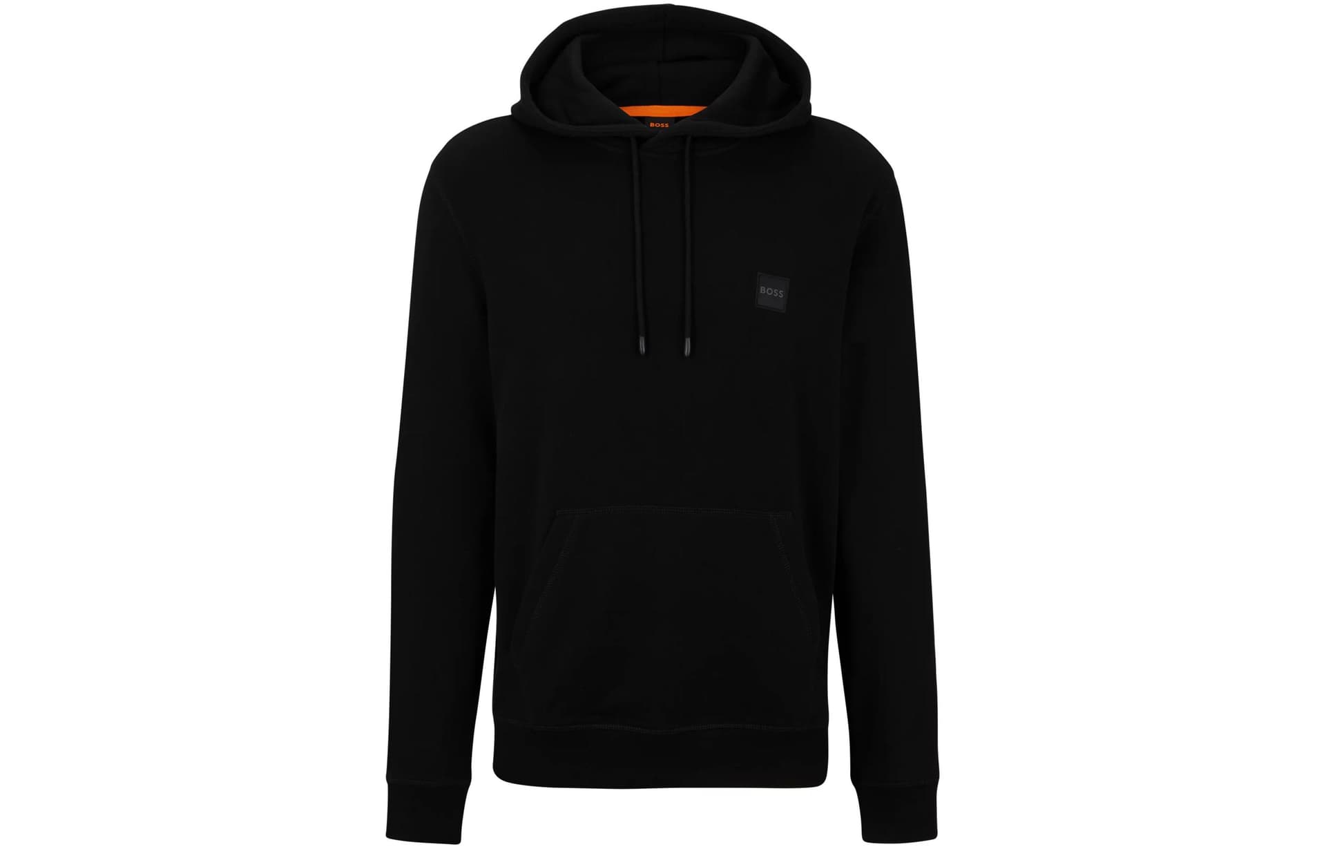 Худи HUGO BOSS Cotton-Terry Hoodie With Logo Patch Logo - изображение 1