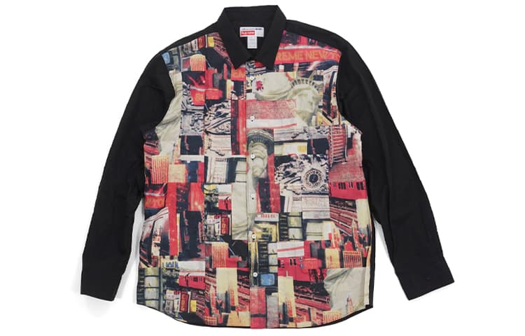 Рубашка Supreme x Comme des Garcons SHIRT Patchwork Button Up Shirt Multicolor - изображение 1