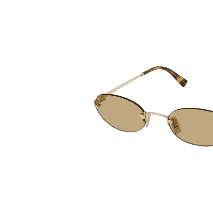 Солнцезащитные очки Miu Miu Oval Tortoiseshell Sunglasses - изображение 3