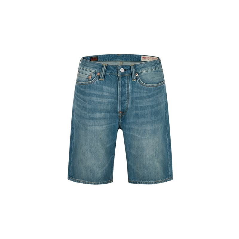 Джинсовые шорты EVISU SS25 2025 Летние Джинсовые Шорты Мужские - изображение 2