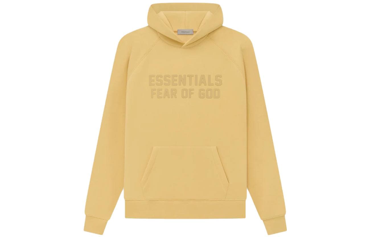 Худи Fear of God Essentials SS23 Essentials Hoodie Light Tuscan Logo - изображение 1