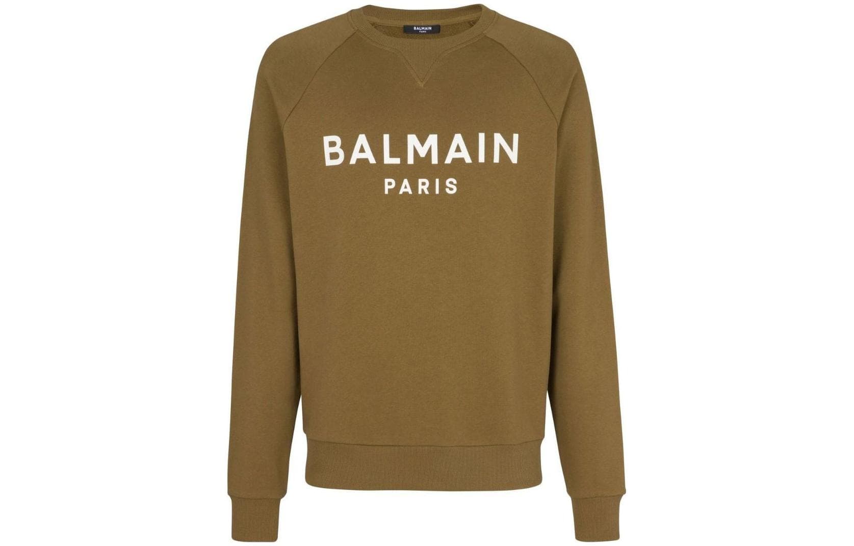Кофта Balmain FW22 Logo Crewneck Sweatshirt Brown