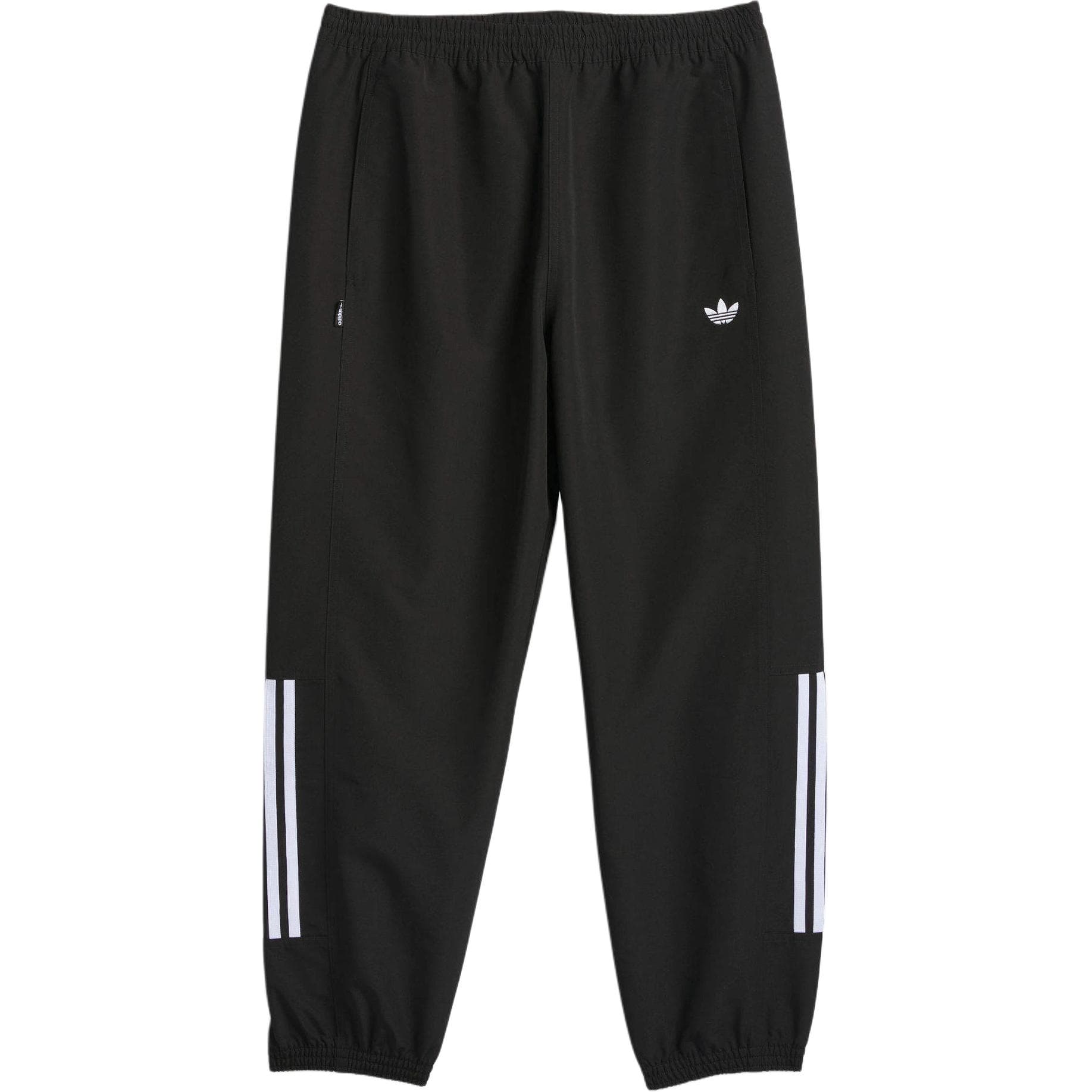 Штаны Adidas Originals Скейтбординг Вязаные Тренировочные Штаны Мужские Черные Белые - изображение 1