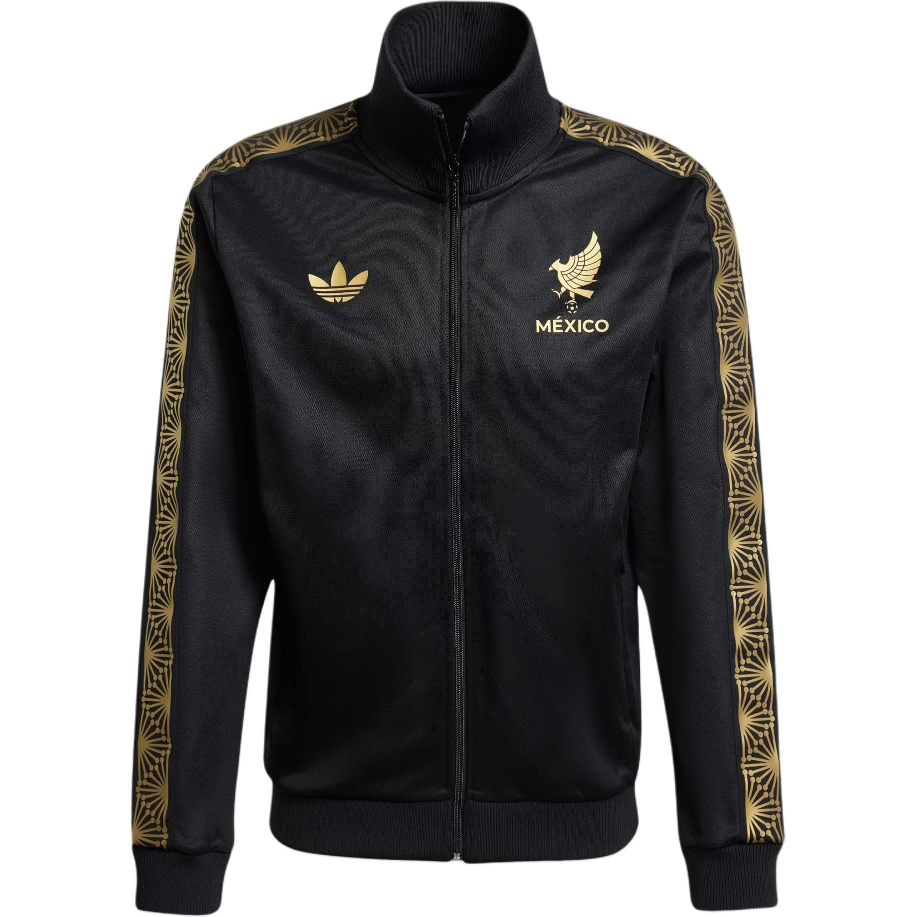 Куртка Adidas Originals Mexico Золото TRACK TOP Куртка Мужская Черная - изображение 1