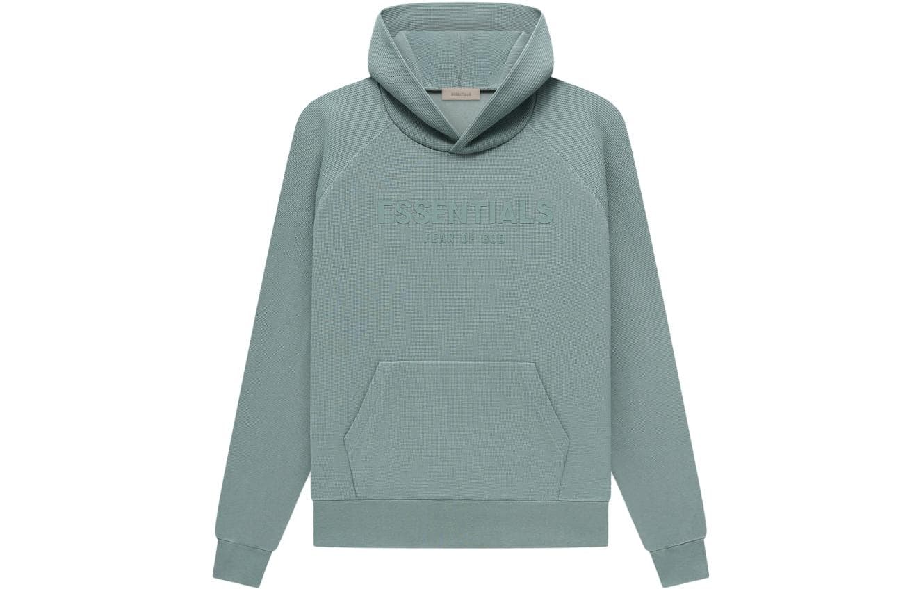 Худи Fear of God Essentials SS23 Waffle Raglan Hoodie Sycamore Logo - изображение 1