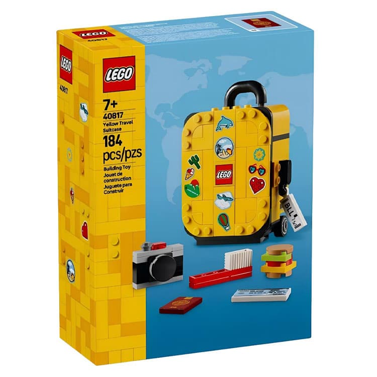 Конструктор LEGO Желтый Путешествие Чемодан Конструктор Пластиковые Наборы 184 шт. 40817 - изображение 2