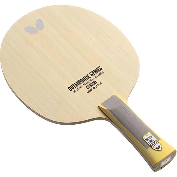 Butterfly Portable Lightweight Durable Table Tennis Racket Blade All Wood with Carbon Fiber Beginner FL - изображение 3