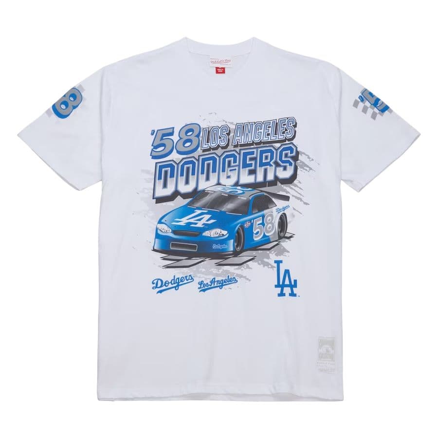 Футболка Mitchell Ness x MLB T-Shirt Мужская Белая - изображение 1