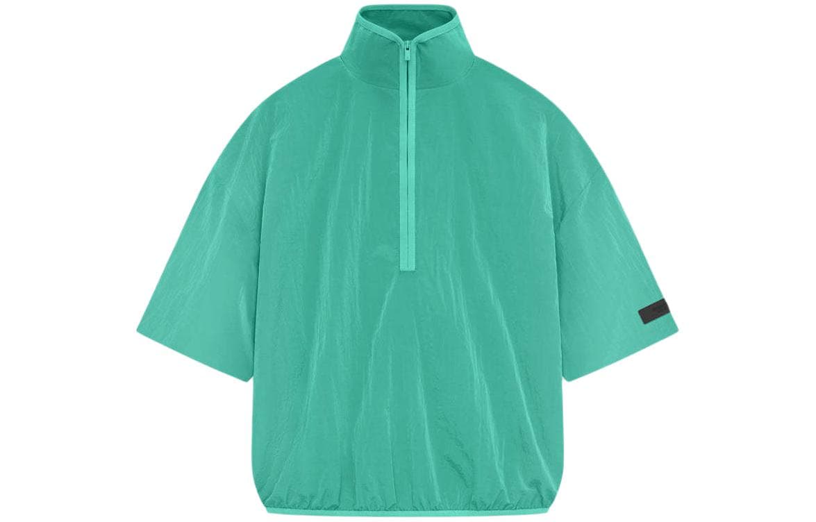 Худи Fear of God Essentials SS24 drop2 Halfzip Mockneck Shirt Mint Leaf - изображение 1