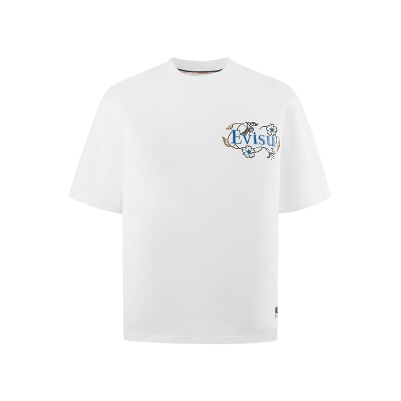 Футболка EVISU 2025 Летняя футболка мужская - изображение 2