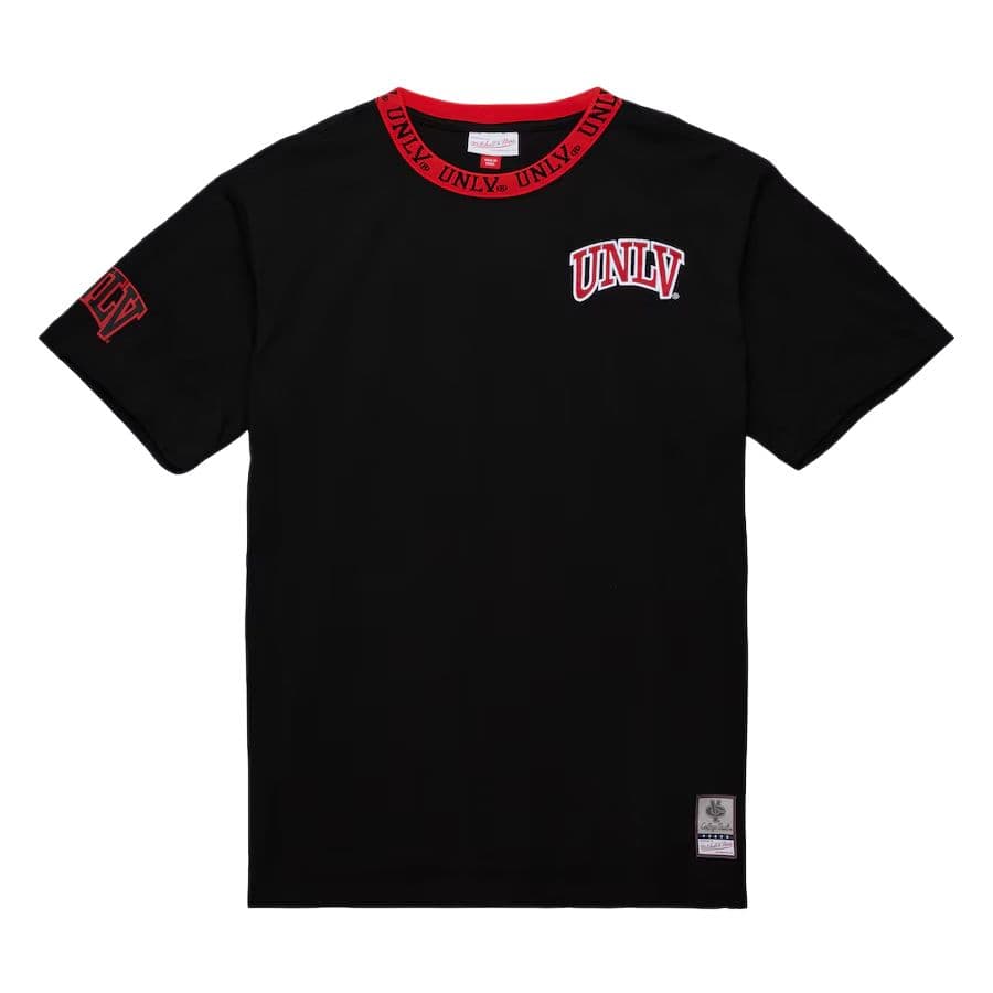 Футболка Mitchell & Ness UNLV Rebels Jacquard Ringer Tee - изображение 1