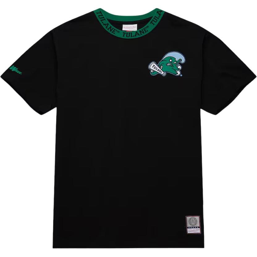 Футболка Mitchell Ness x NCAA Tulane Green Wave Ringer T - изображение 1