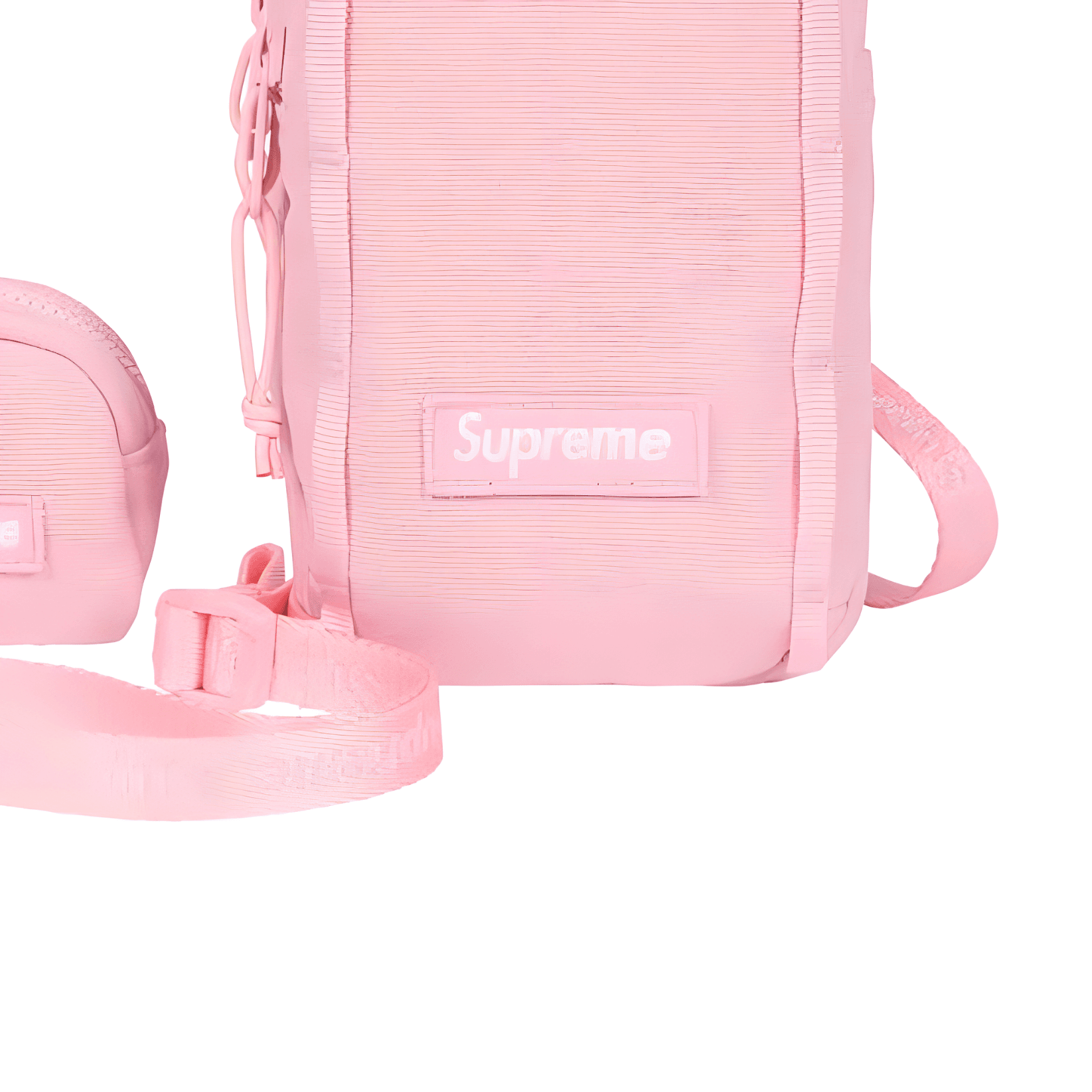 Сумка через плечо Supreme Холст CAMERA Сумка Кошелек Сумка через плечо Унисекс Розовый - изображение 4