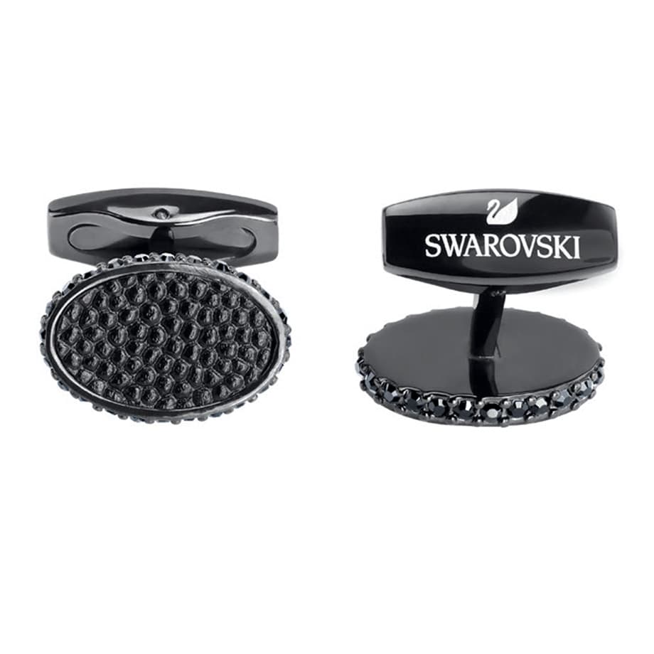 Запонки Swarovski Запонки из нержавеющей стали унисекс - изображение 3