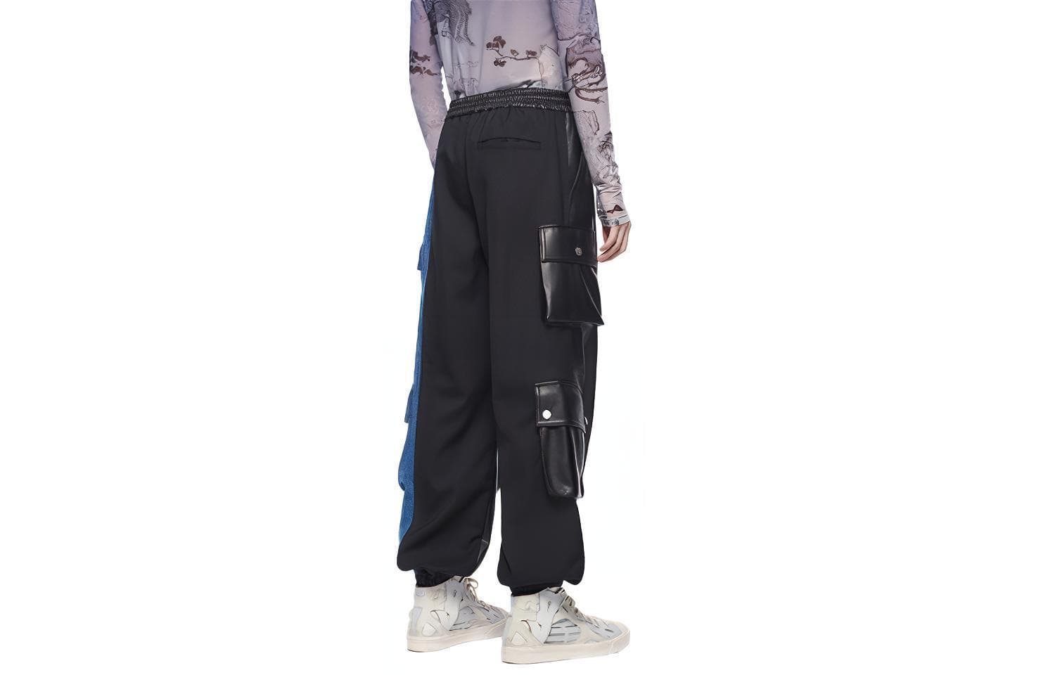 Штаны FENG CHEN WANG FW21 PU - изображение 2