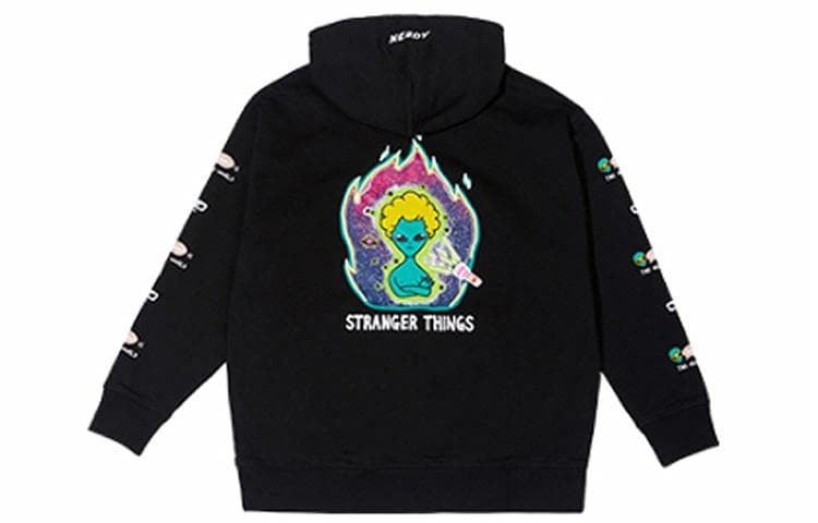Худи NERDY Alien Print Hoodie Black - изображение 1