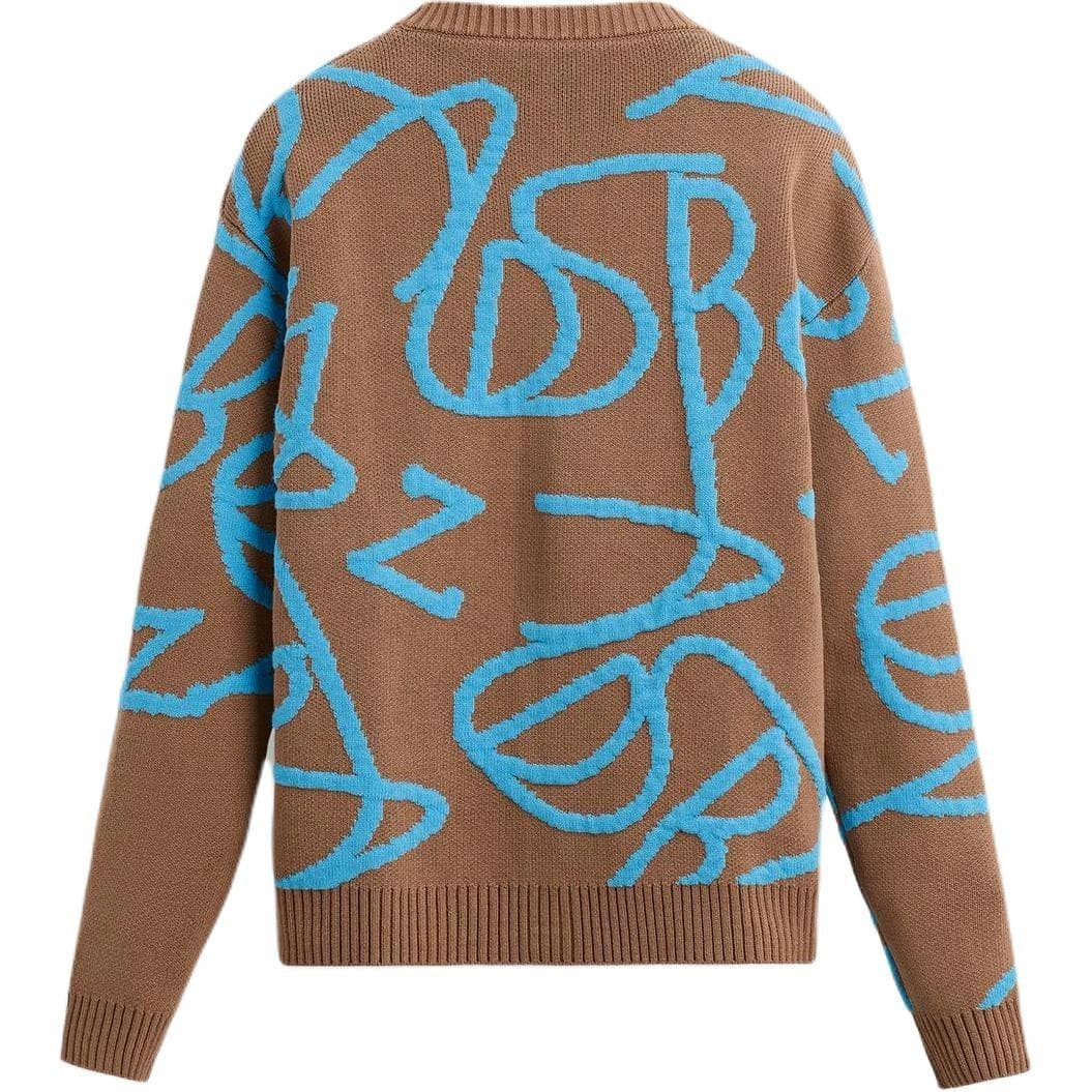 ZARA x ANDERSSON BELL SS25 Jacquard Knit Cardigan Brown - изображение 2