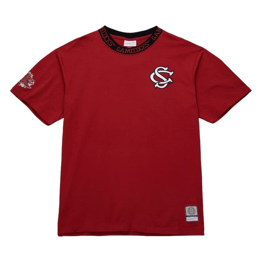 Футболка Mitchell Ness x NCAA South Carolina Gamecocks Jacquard Ringer T - изображение 1