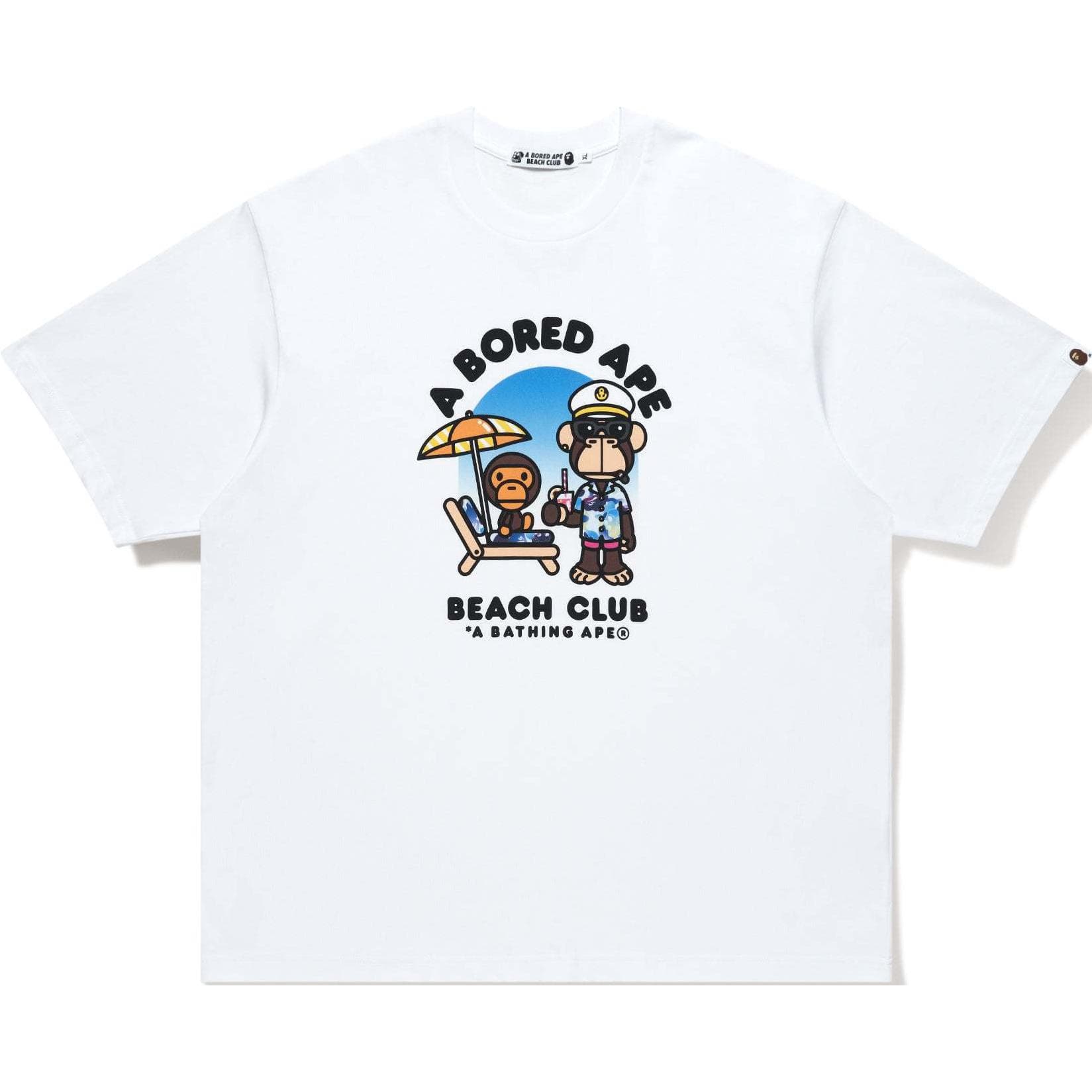Футболка A BATHING APE T-Shirt Унисекс Белый - изображение 1