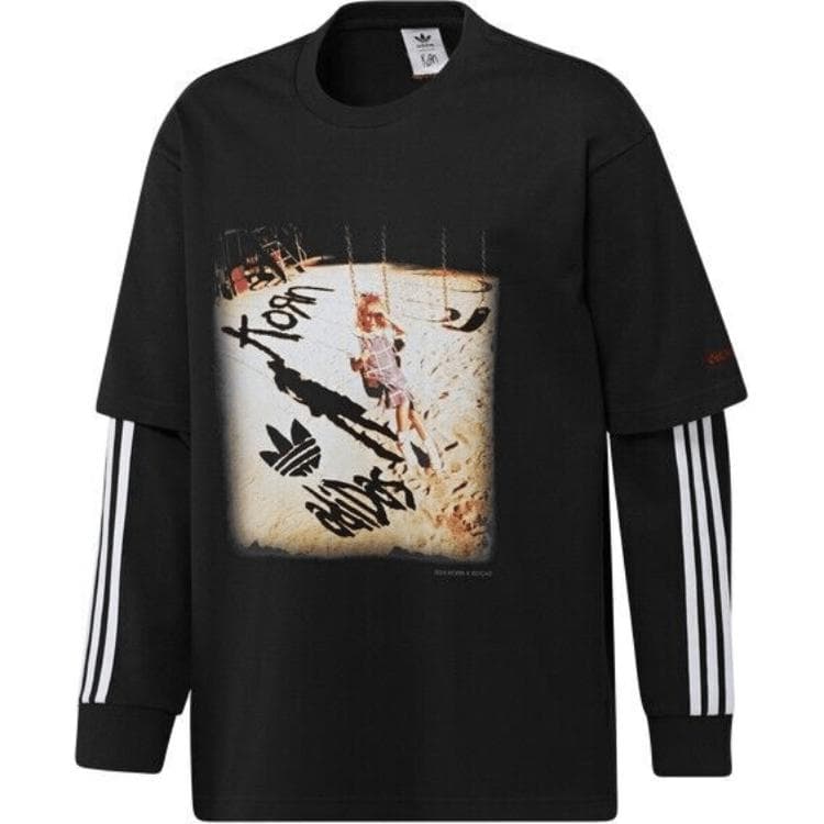 Футболка Adidas Originals x KORN T-Shirt Мужской Черный - изображение 1