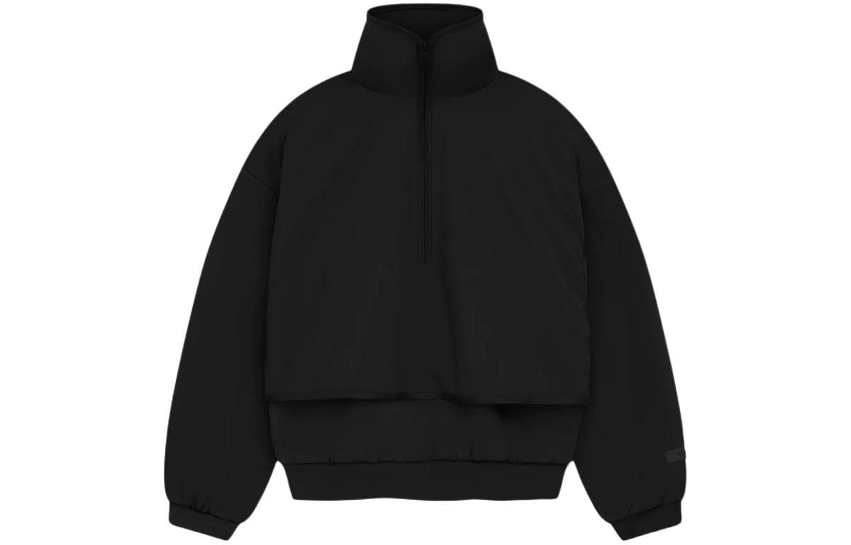 Кофта Fear of God Essentials SS24 drop2 Nylon Fleece Mockneck Sweater Jet Black - изображение 1