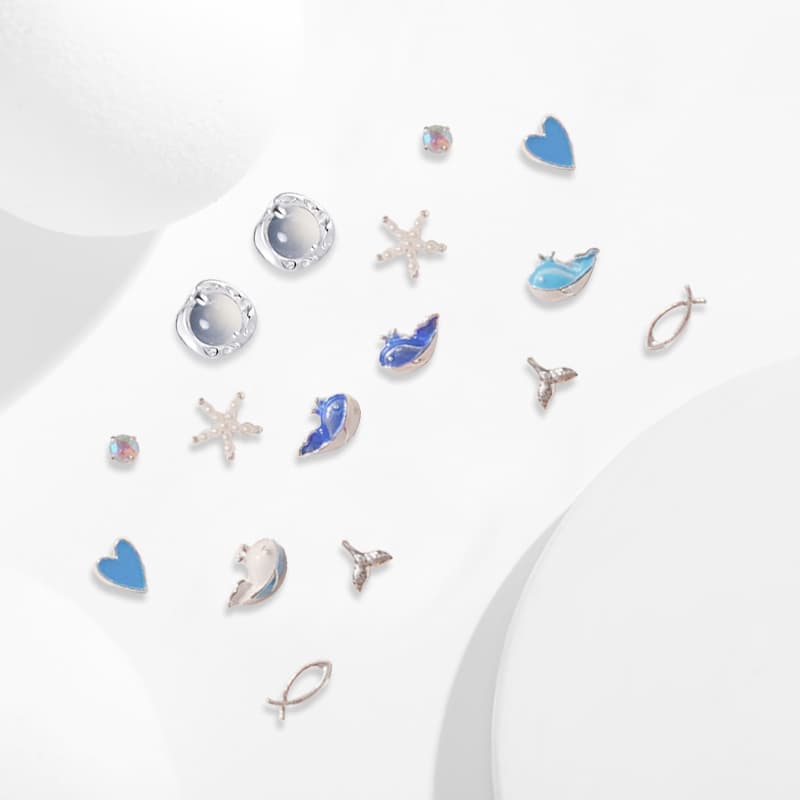 Серьги Серьги-гвоздики Ringlove из сплава женские - изображение 2