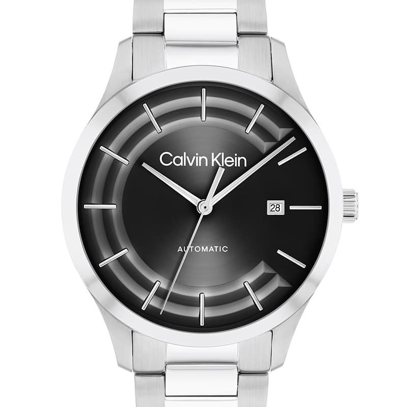 Механические часы Calvin Klein Knight Часы Автоматический Механический Механизм Стальной Ремешок 40 мм Черный Циферблат Унисекс - изображение 4