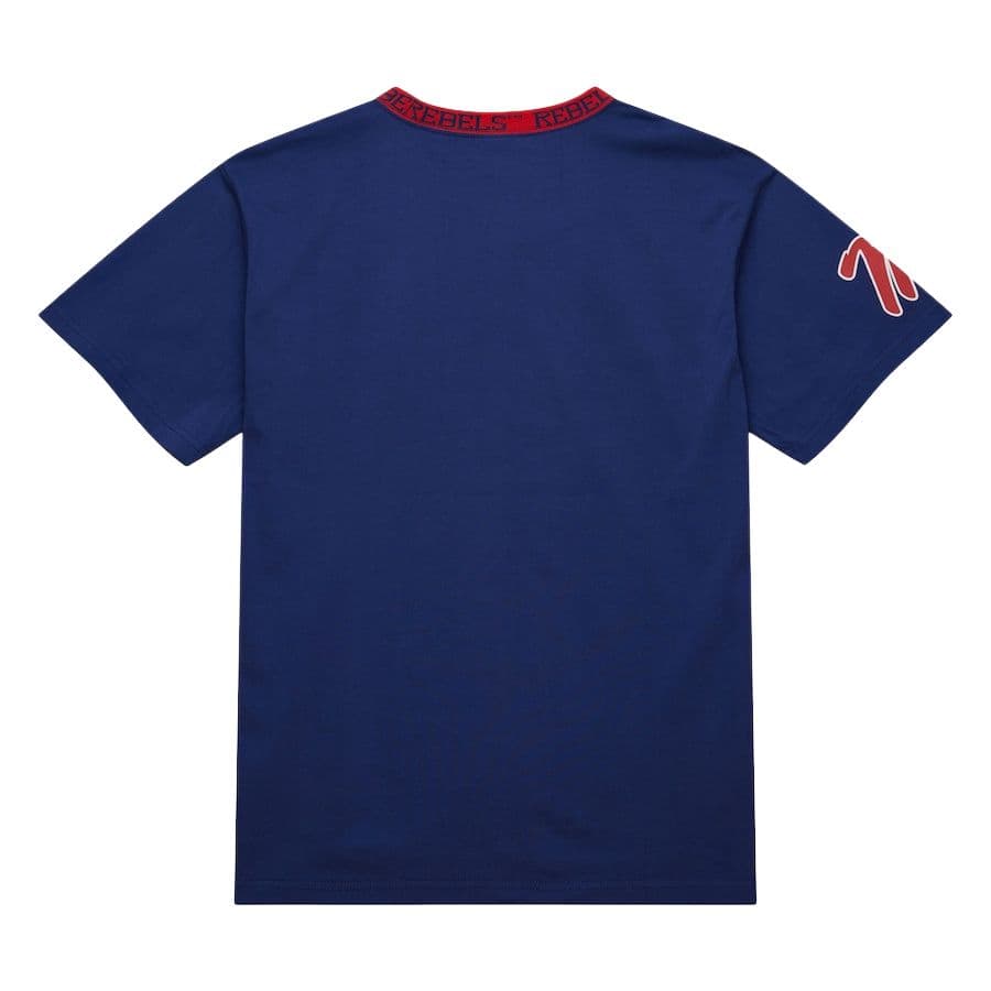 Футболка Mitchell Ness x NCAA Ole Miss Rebels Jacquard Ringer T - изображение 2
