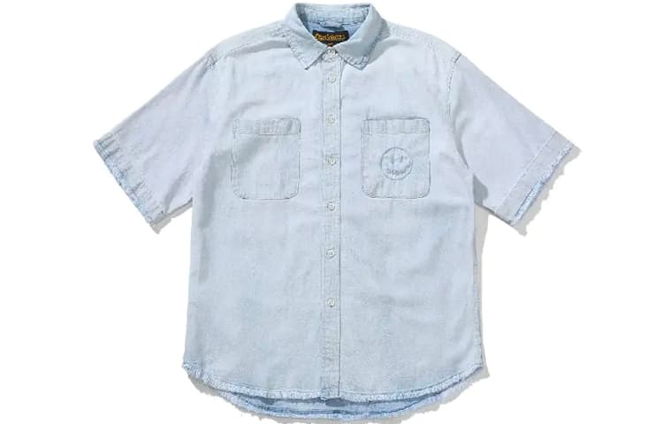 Рубашка Drew House Lightweight Denim SS21 light indigo - изображение 1