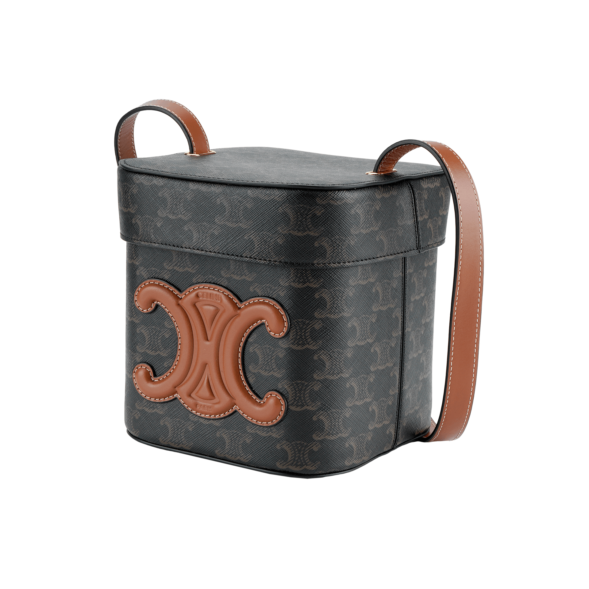 Сумка Celine Triomphe Box Brown - изображение 2