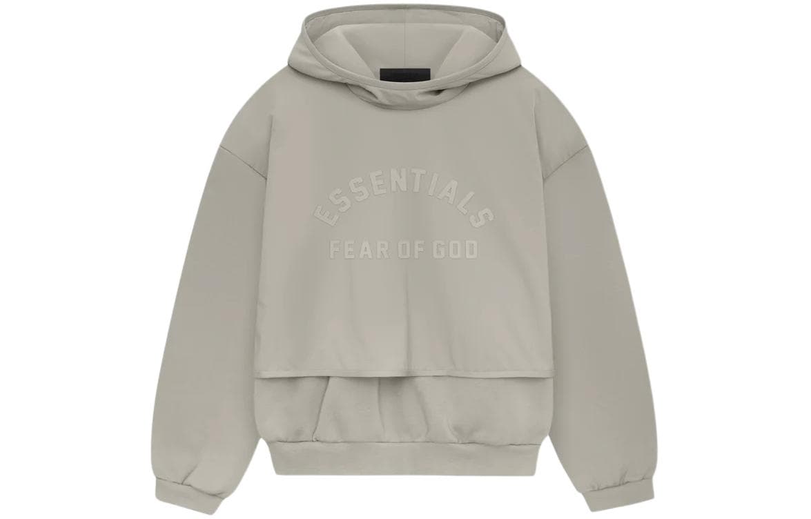 Худи Fear of God Essentials SS24 drop2 Nylon Fleece Hooded Sweater Seal - изображение 1