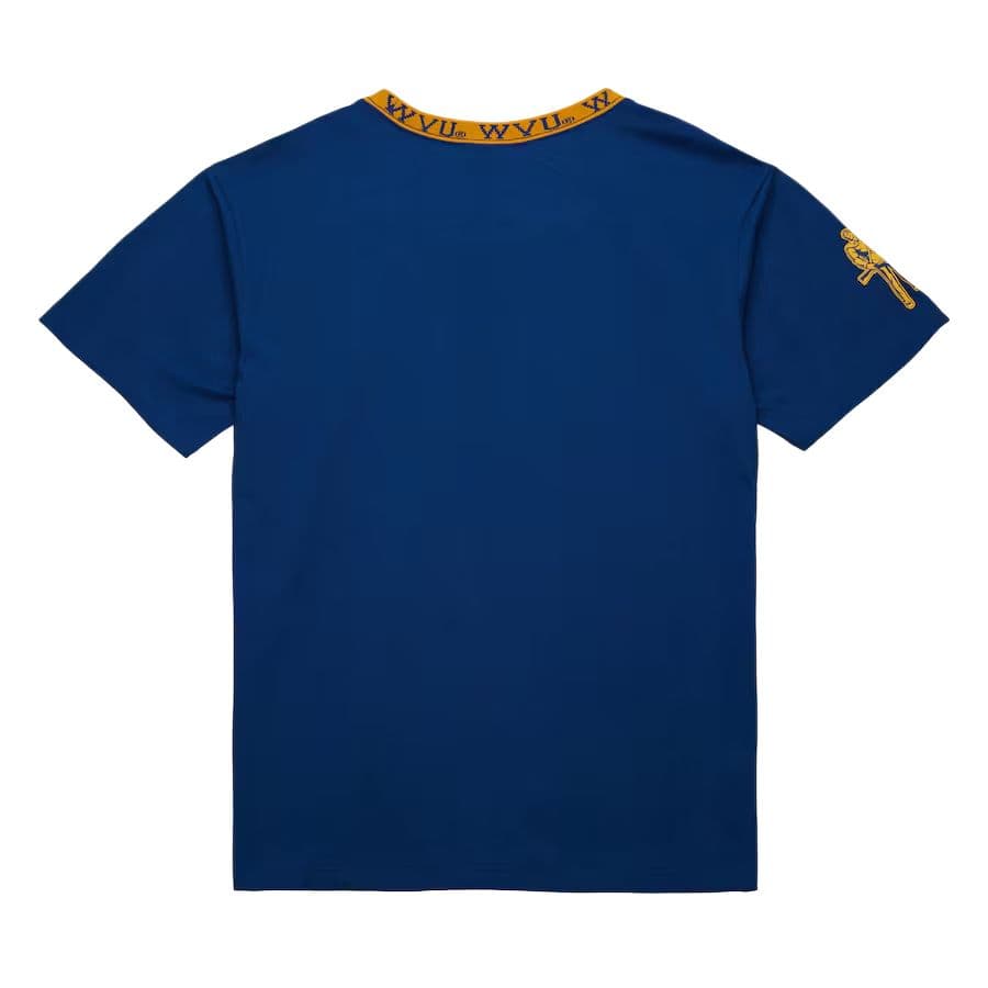 Футболка Mitchell Ness x NCAA West Virginia Mountaineers Jacquard Ringer T - изображение 2