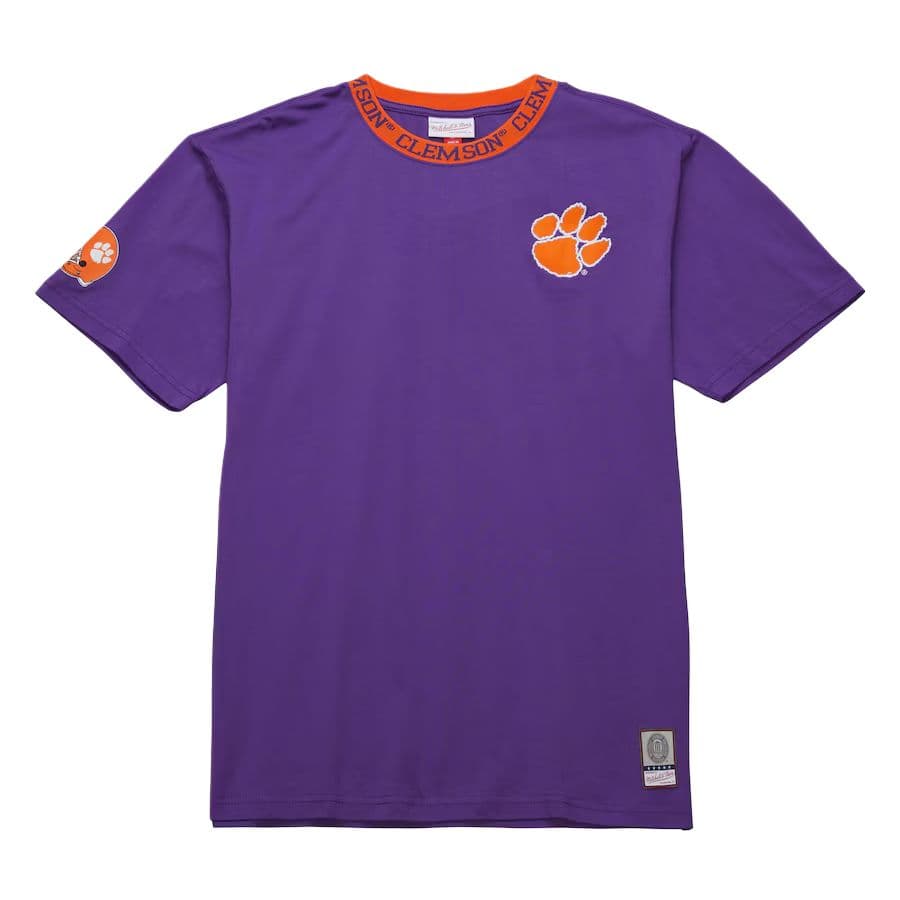 Футболка Mitchell Ness x NCAA Clemson Tigers Jacquard Ringer T - изображение 1