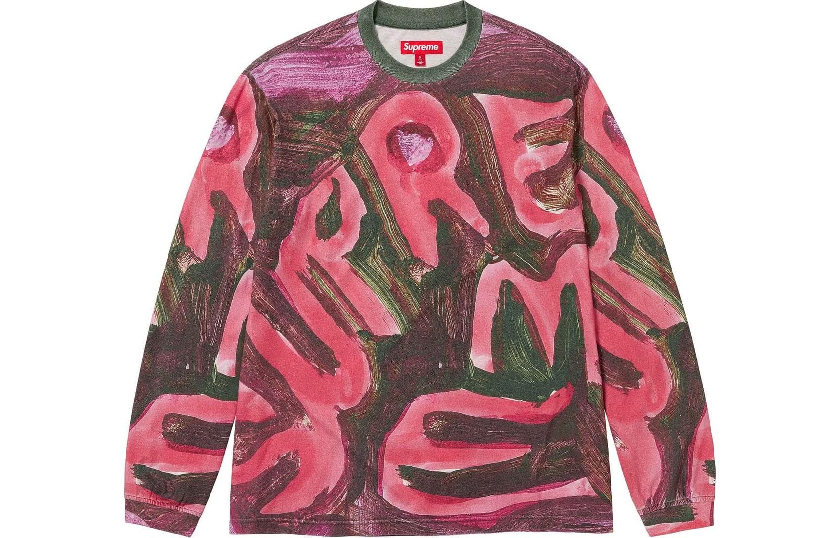 Худи Supreme SS24 WEEK1 PAINT LS TOP - изображение 1