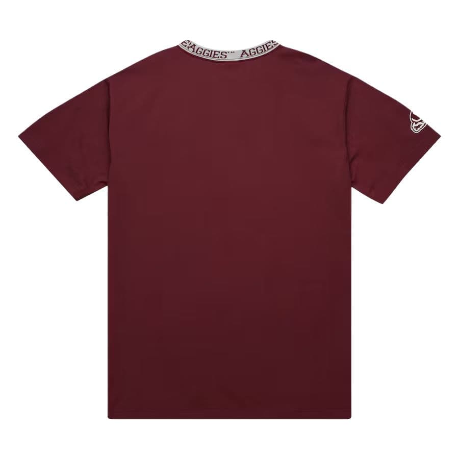 Футболка Mitchell Ness Texas AM Aggies Jacquard Ringer T - изображение 2