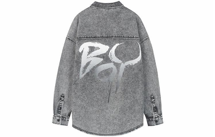 Рубашка Boy London SS21 Logo Denim Shirt Grey - изображение 1