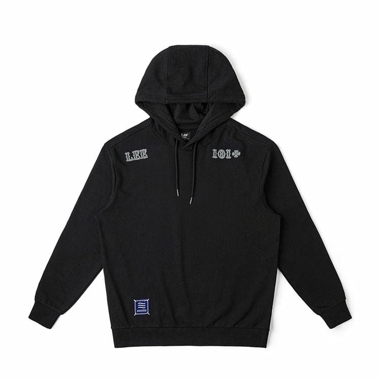Худи Lee 101+ Hoodie Black - изображение 1