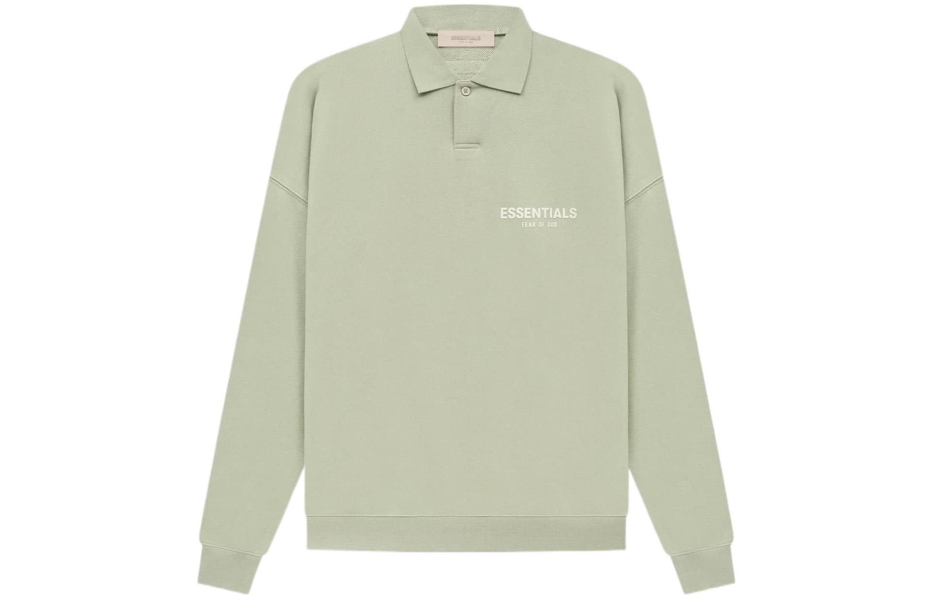 Поло Fear of God Essentials SS22 Ls Polo Seafoam LogoPolo - изображение 1