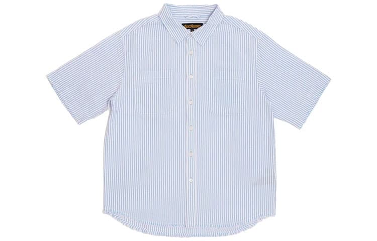 Рубашка Drew House logo Seersucker Ss Shirt - изображение 1